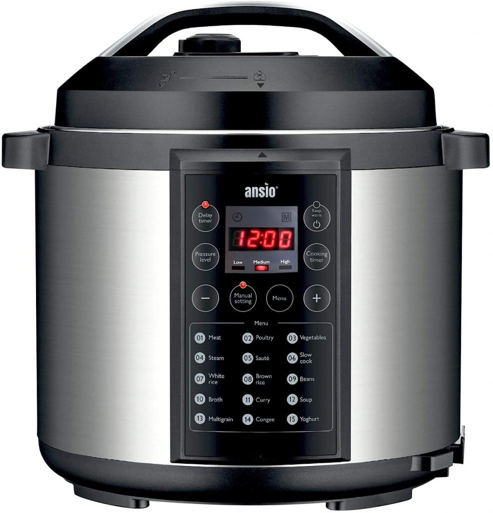 Ansio electric pressure cooker